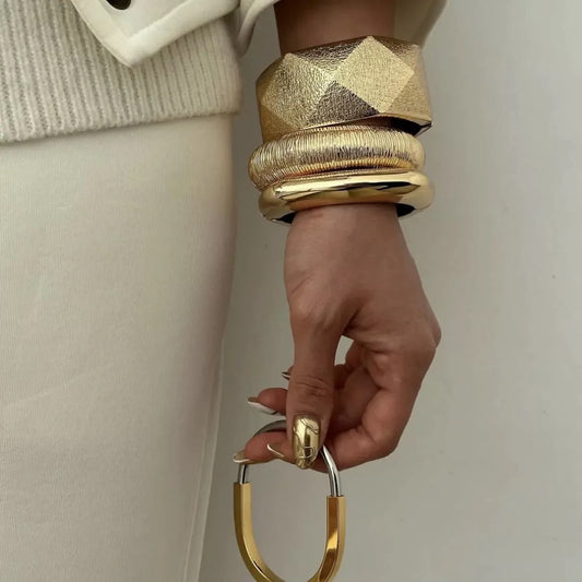 Trendy Wide Cuff Bracelet