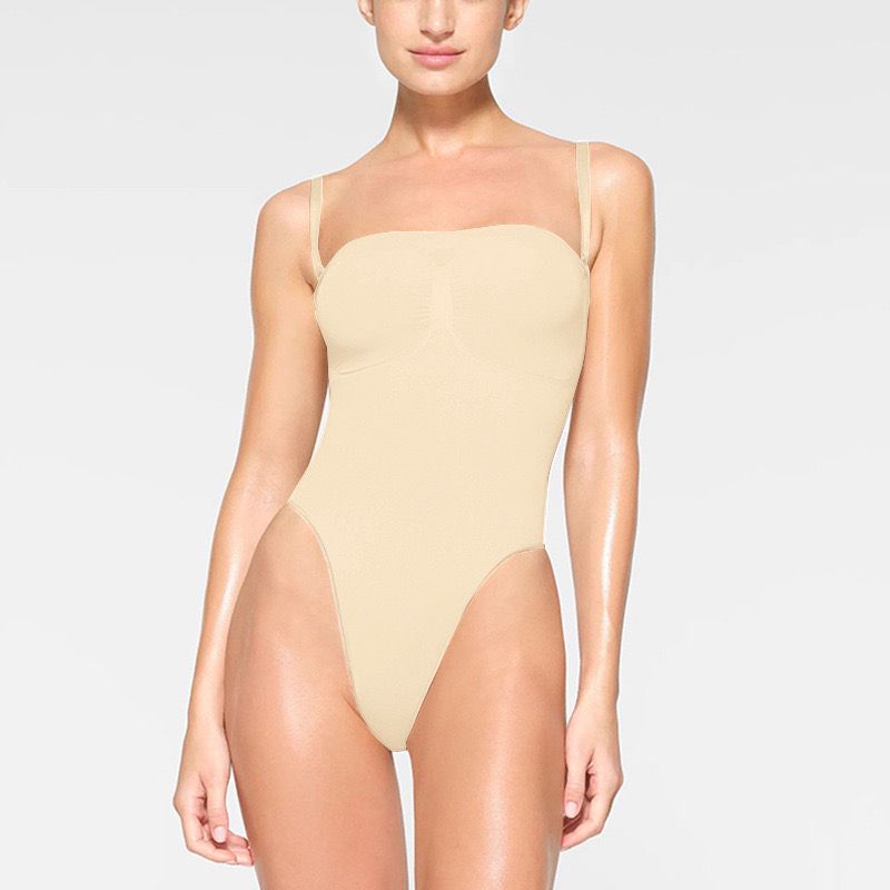 Strapless Thong Bodysuit